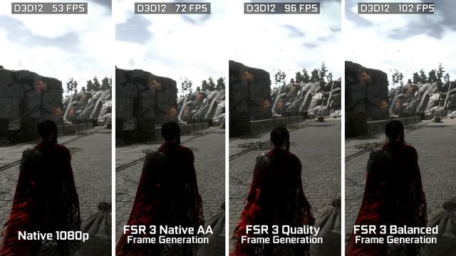 AMD FSR 3 Frame Generation OFF vs ON - Benchmark & Gameplay смотреть онлайн
