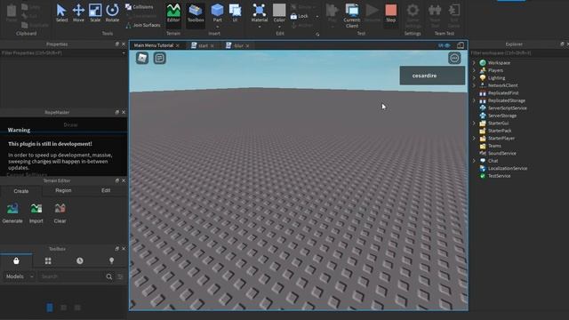 How to make a Main Menu in Roblox Studio-Scripting Tutorial смотреть онлайн