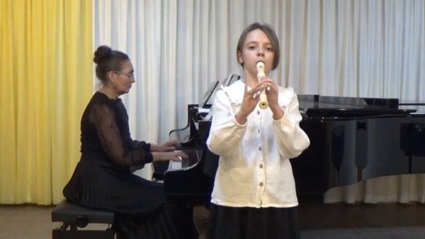 Д. Уотт. Три поросёнка. Арзютова Алиса, блокфлейта.