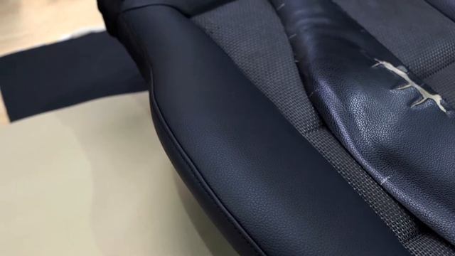 Ремонт обивки сиденья для Mercedes С class W204 смотреть онлайн