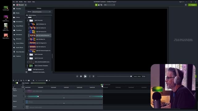 Camtasia Split Screen Templates Tutorial смотреть онлайн