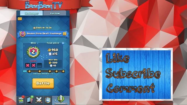 Double Elixir Draft Challenge EPIC FAIL! - Clash Royale смотреть онлайн