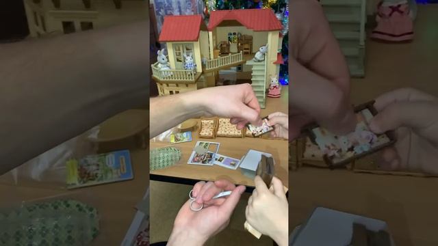 sylvanian families набор мебели для домика смотреть онлайн
