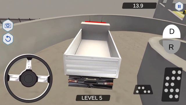 Direksiyonlu Kamyon Park Etme Oyunu - Truck Driving Simulator, City Truck Parking - Android gamepla смотреть онлайн