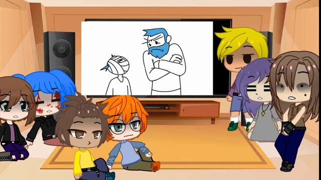 Реакция персонажей СФ на Салли Фейс за 7 минут~🧃/1 часть ||Gacha Club|| смотреть онлайн