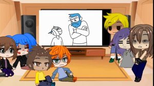 Реакция персонажей СФ на Салли Фейс за 7 минут~🧃/1 часть ||Gacha Club||