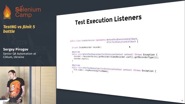 TestNG vs JUnit 5 battle (Sergey Pirogov, Ukraine) смотреть онлайн