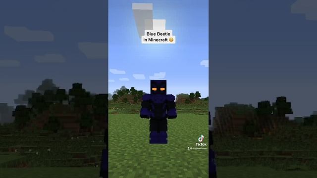 I Became BLUE BEETLE in MINECRAFT #shorts смотреть онлайн