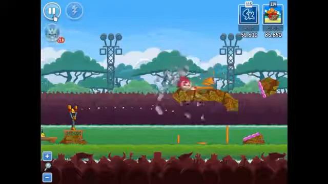 Angry Birds Friends Week 55 Level 1 High Score 105K Power Up Weekly Tournament Facebook смотреть онлайн