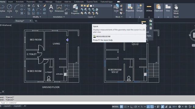 AutoCAD Day 06 | Annotation | Text - Single line, Multiline Text | Dimension - Style Manager. смотреть онлайн