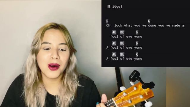 LOOK WHAT YOU’VE DONE - JET (UKELELE COVER) EASY CHORDS beginner with Lyrics and Chords смотреть онлайн