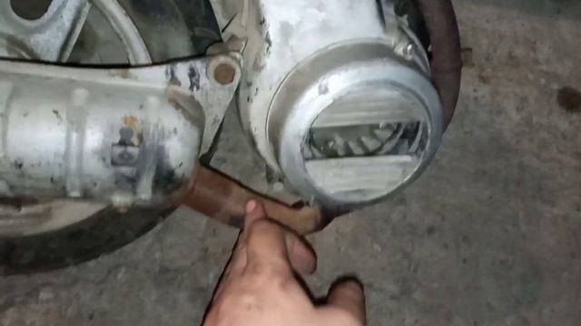 Хонда такт 07, сборка, переварка колена глушителя.