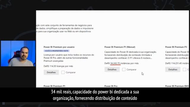 [Power Bi] Entenda a licença Premium P do Power BI смотреть онлайн