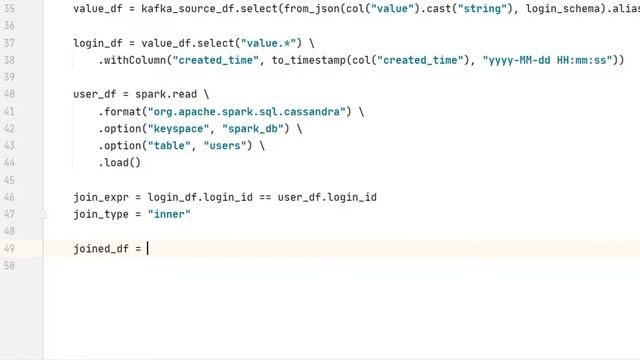 Joining Stream to static source смотреть онлайн