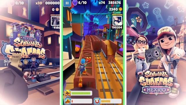 Subway Surfers Mexico Halloween 2017! смотреть онлайн