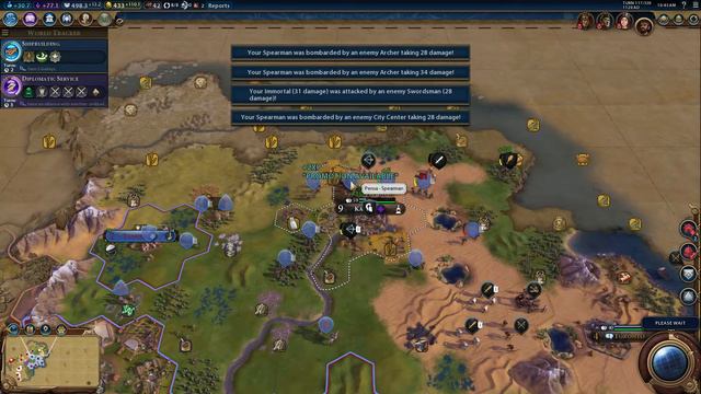 Let's Play Civilization 6, Cyrus of Persia [Ep 06] - Immortals Cannot Take Cities | + Commentary смотреть онлайн