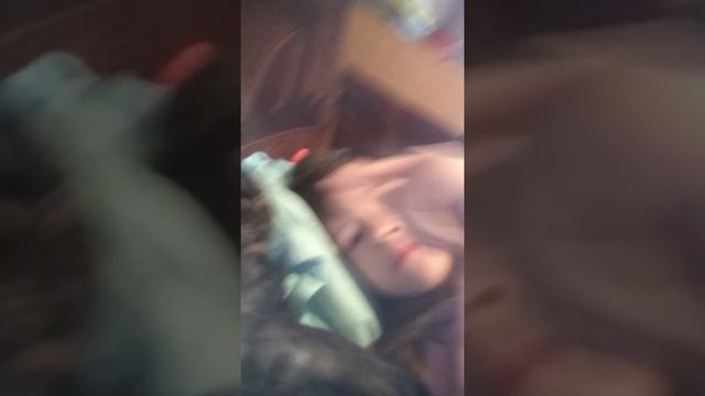 кошка успела укусить за нос!! смотреть онлайн