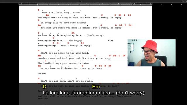 Don't worry, be happy - Bobby McFerrin - Robert McFerrin – Ukulele Cifra Cover - ProAlex смотреть онлайн