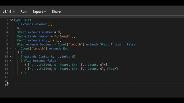 Typescript tutorial Fill type смотреть онлайн