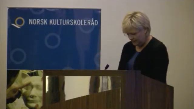 Kristin Halvorsens tale (del I av IV) på Norsk kulturskoleråds landsmøte 2010 смотреть онлайн