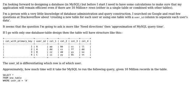 Databases: Approximate MySQL Query Time For A Where Clause On A 10 Million Records Table смотреть онлайн