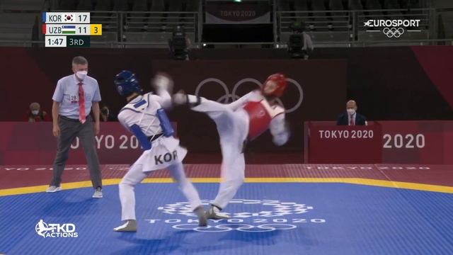 [Tokyo 2020] Dae-hoon Lee vs Ulugbek Rashitov - R16 -68kg M смотреть онлайн