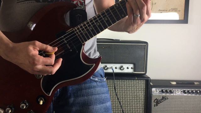 Sweet Leaf - 70's Black Sabbath Tony Iommi Tone - '65 Gibson SG / '69 Laney Supergroup смотреть онлайн