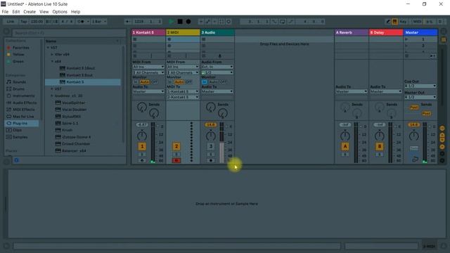 Как настроить MIDI каналы в Ableton смотреть онлайн