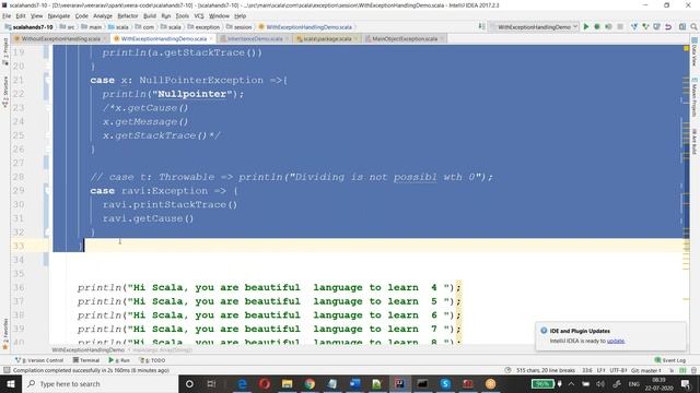 scala exception hnadling 22 07 2020 смотреть онлайн