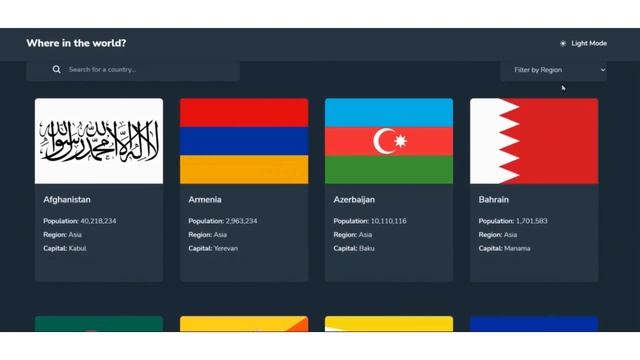 REST Countries API ?? React.js | Tailwind CSS | Vite.js смотреть онлайн