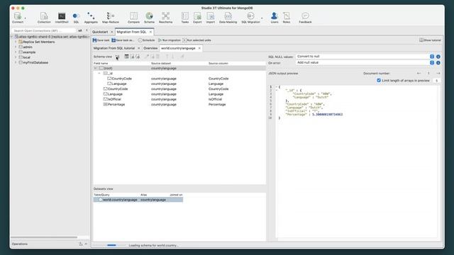 SQL Migration to MongoDB | Using Studio 3T смотреть онлайн