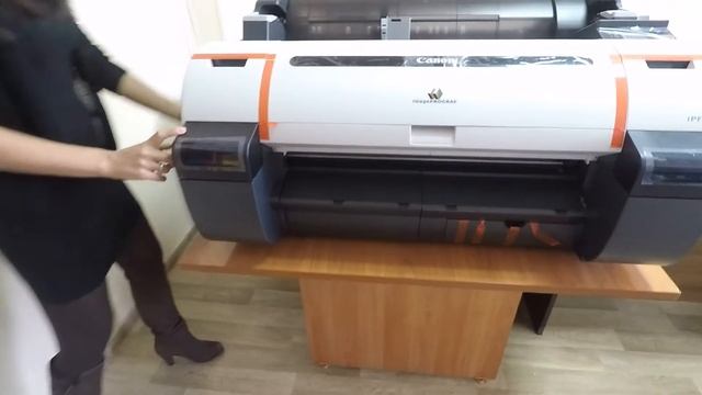 Распаковываем плоттер CANON IMAGE PROGRAF 670 смотреть онлайн