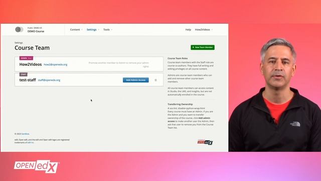 How To Grant Staff Permissions to the Course - Open edX Platform смотреть онлайн