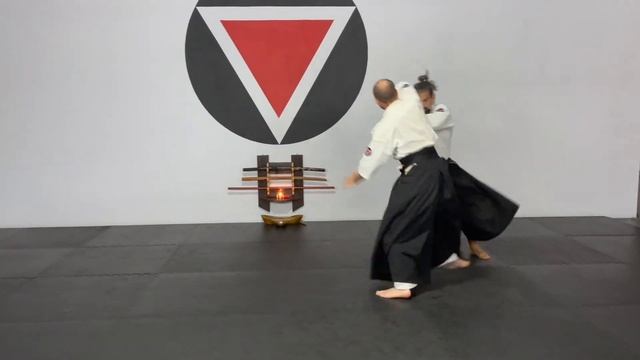 Aikido (合気道) Chudan Tsuki Sankyo Nage смотреть онлайн