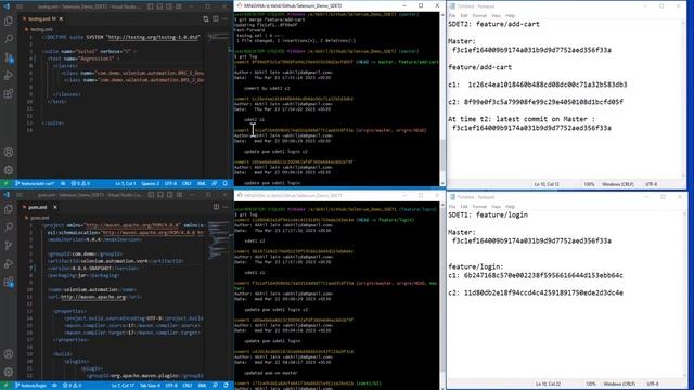 Git 3-way merge | Practical Implementation смотреть онлайн