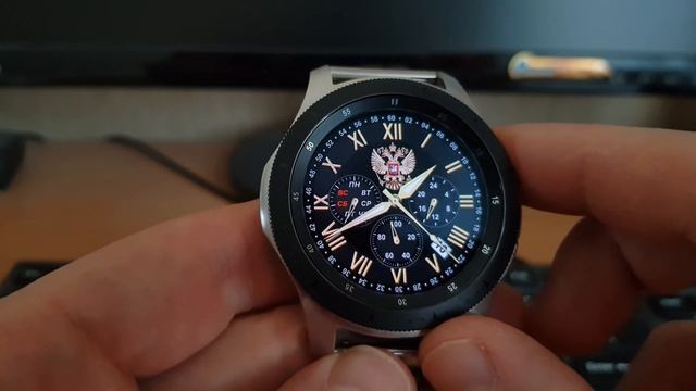 Циферблат "Хронометр России" для часов Samsung Gear S2, S3, Galaxy Watch смотреть онлайн