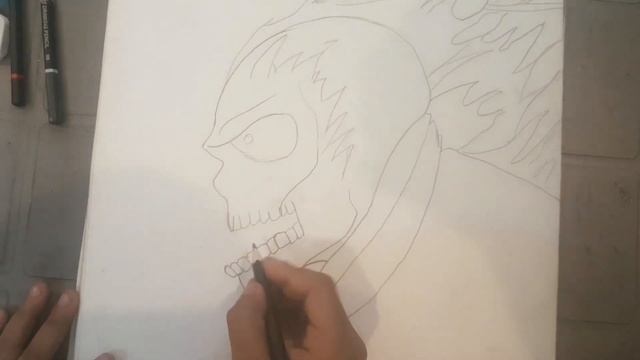 #ghost rider on fire sketch ???#brother sketching video | #amazing ???? смотреть онлайн