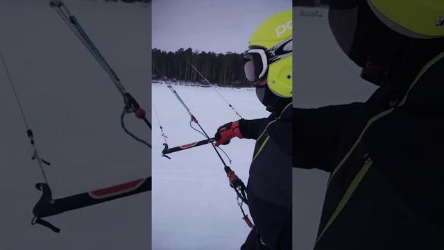 Катание по Обскому водохранилище на кайте смотреть онлайн