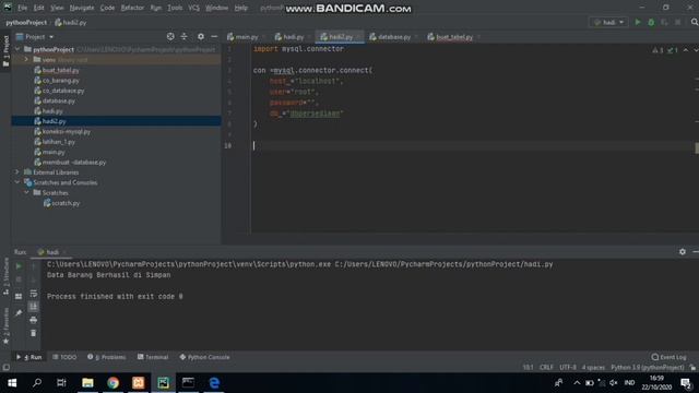 Membuat Insert Data Table Database Menggunakan Bahasa Python | Pemograman 1 смотреть онлайн