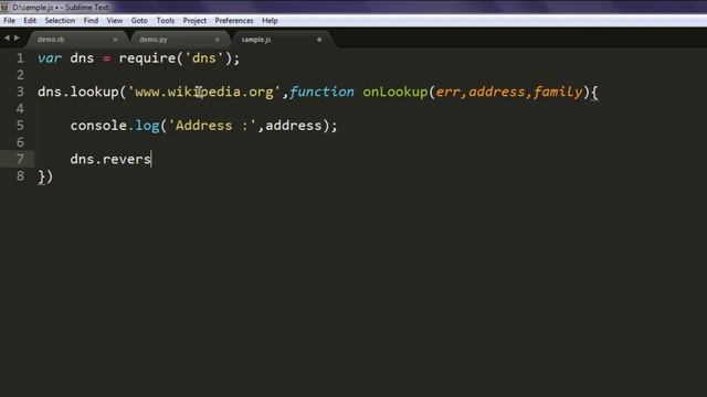 NodeJS Get Hostname DNS Module смотреть онлайн