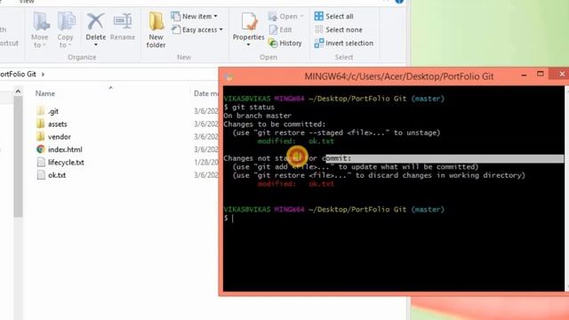 Git Diff | Portfolio Project Sample (Hindi) смотреть онлайн