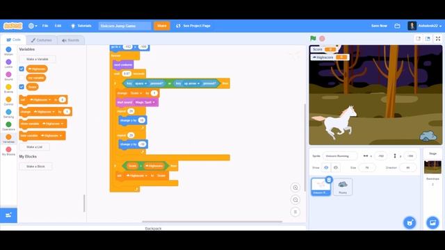 How to make a Unicorn Jump Game in Scratch (Easy!) смотреть онлайн