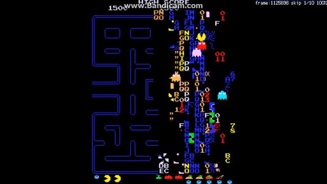 (Pac-Man) Level 256 the last level in the game смотреть онлайн