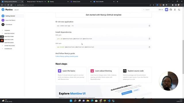How to install Mantine-Ui with Next.js : m101 смотреть онлайн
