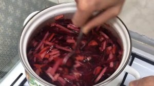 Свекольник горячий - по домашнему. Простой рецепт без мяса