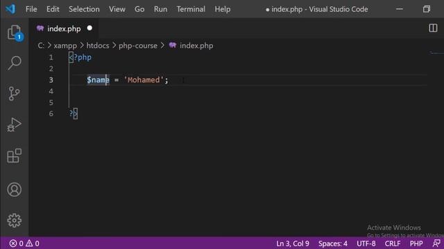شرح لغة البرمجة php | المتغيرات variables في php смотреть онлайн