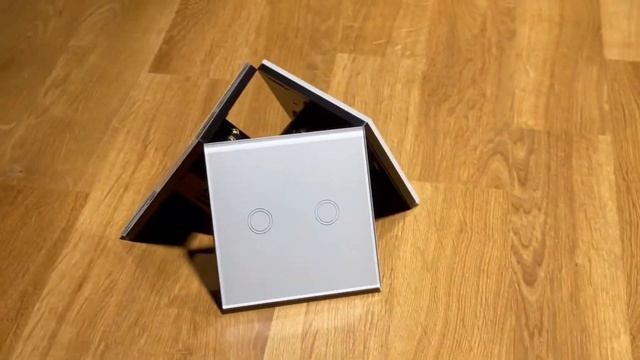 Сенсорные выключатели панель из закалённого стекла белые на чёрном основании смотреть онлайн