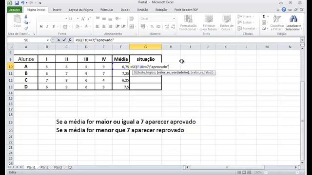 Como mexer com a condição se no Excel 11) смотреть онлайн
