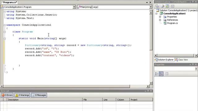 ? How Do I : Make an Associative Array ? • C# Reference Tutorial • Learn C# Programming • (Pt. 8) смотреть онлайн