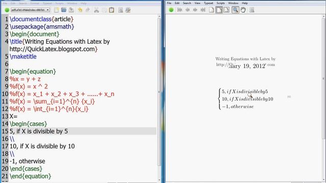 Latex Tutorial How to write mathematics equations in Latex смотреть онлайн
